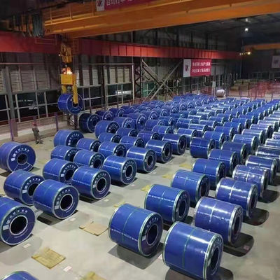 커스터마이징 가능한 길이 스틸 코일 DX51D DX52D 1250mm 1200mm 1000mm 1500mm PPGI/PPGL 코일 모든 색상 Ral 사용자 정의 크기
