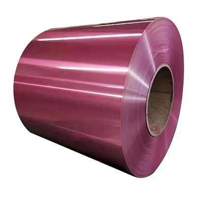 붉은 코일 코팅 밸런াইজ드 스틸 PPGI PPGL 코일 DC51D DX51D 너비 700-1200MM